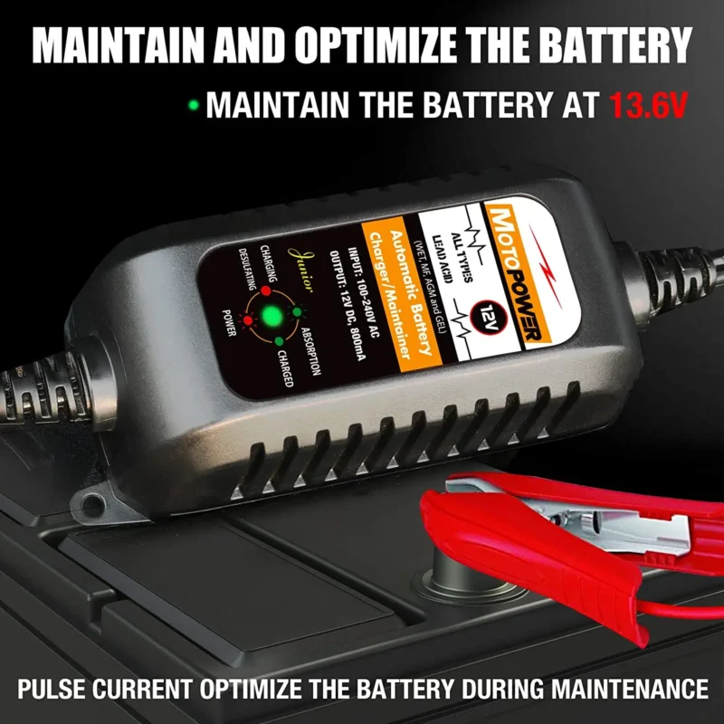 Automatic Smart Car Motorcycle Battery Charger Maintainer